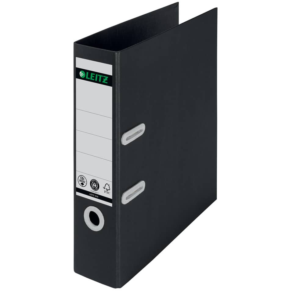 Qualitäts-Ordner Recycle 180°, A4, 50mm, schwarz LEITZ 1019-00-95