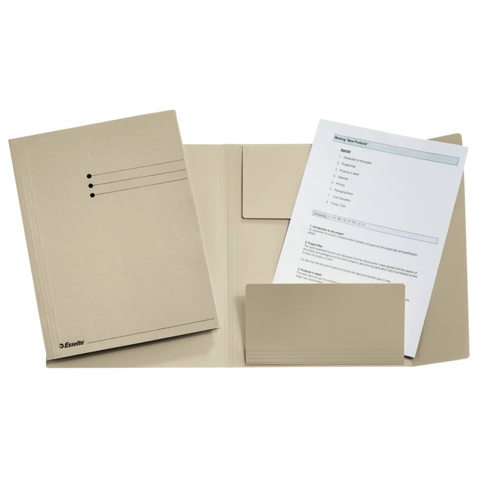 Jurismappe, A4, Manilakarton, grau ESSELTE 1033307 ESSELTE 1033307 Manila RC 275g