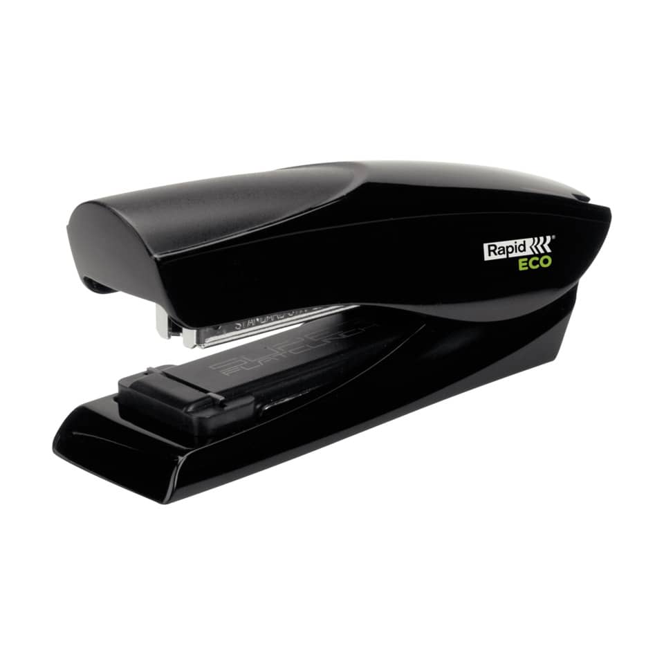 Flachheftgerät ECO Half Strip, 25 Blatt, Einlegetiefe 55 mm, schwarz RAPID 24812701 RAPID 24812701  25 Blatt