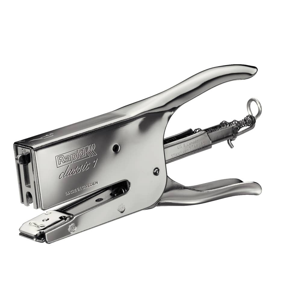 Heftzange K1, 50 Blatt, Einlegetiefe 56 mm, Blister, chrom RAPID 10510601 RAPID 10510601  50 Blatt
