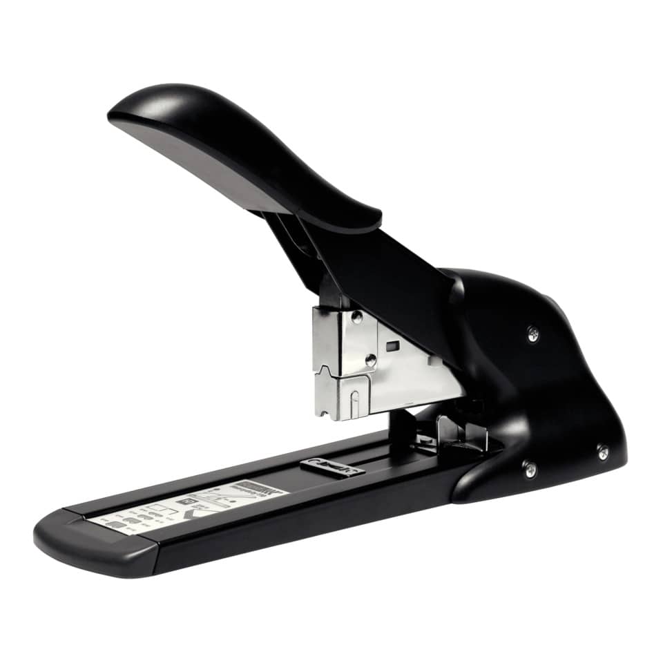 Blockheftgerät HD110, 110 Blatt, Einlegetiefe 66 mm, schwarz/silber RAPID 21080816 RAPID 21080816  schwarz/chrom