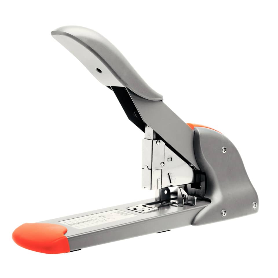 Blockheftgerät HD210, 210 Blatt, Einlegetiefe 66 mm, silber/orange RAPID 23633700 RAPID 23633700  210 Blatt