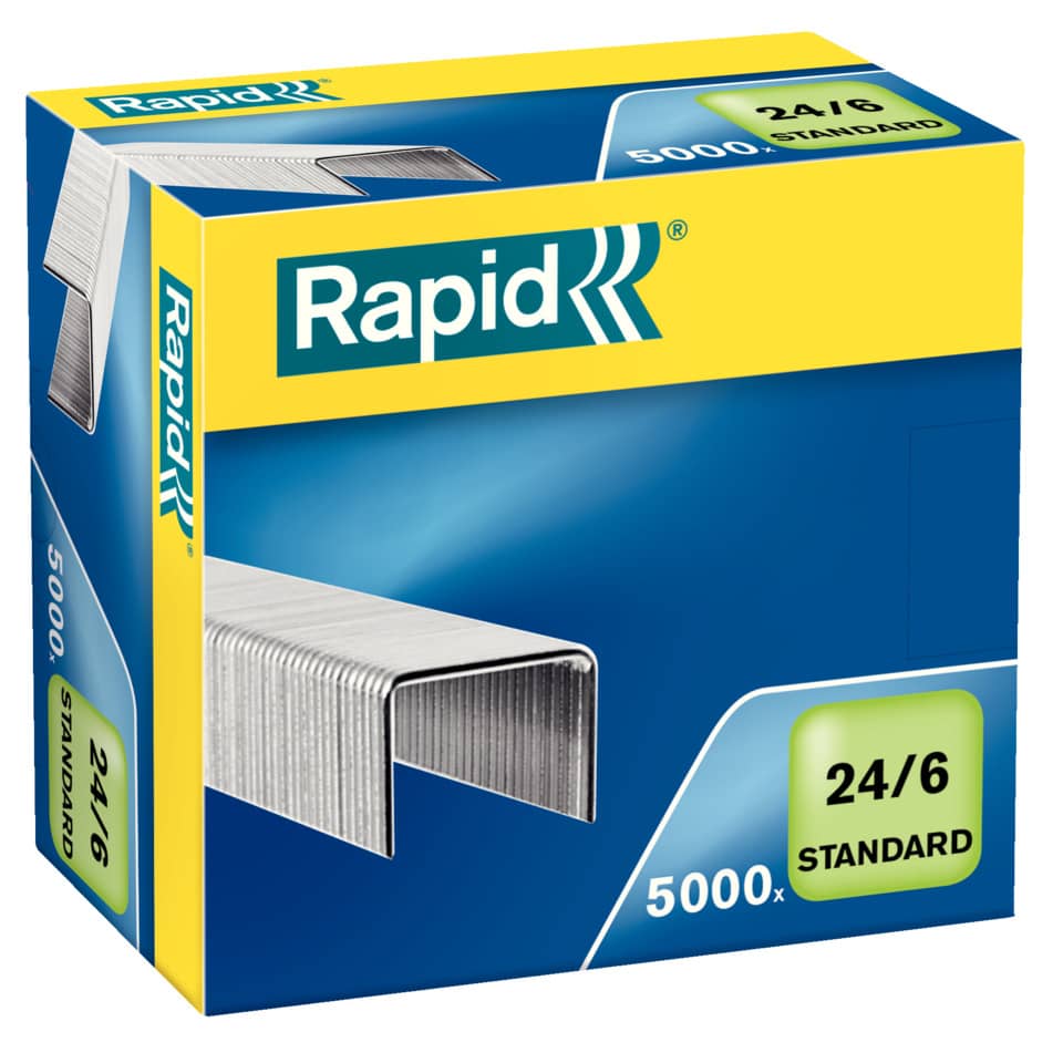 Heftklammern 24/6mm Standard, verzinkt, 5000 Stück RAPID 24859800 RAPID 24859800  5000St