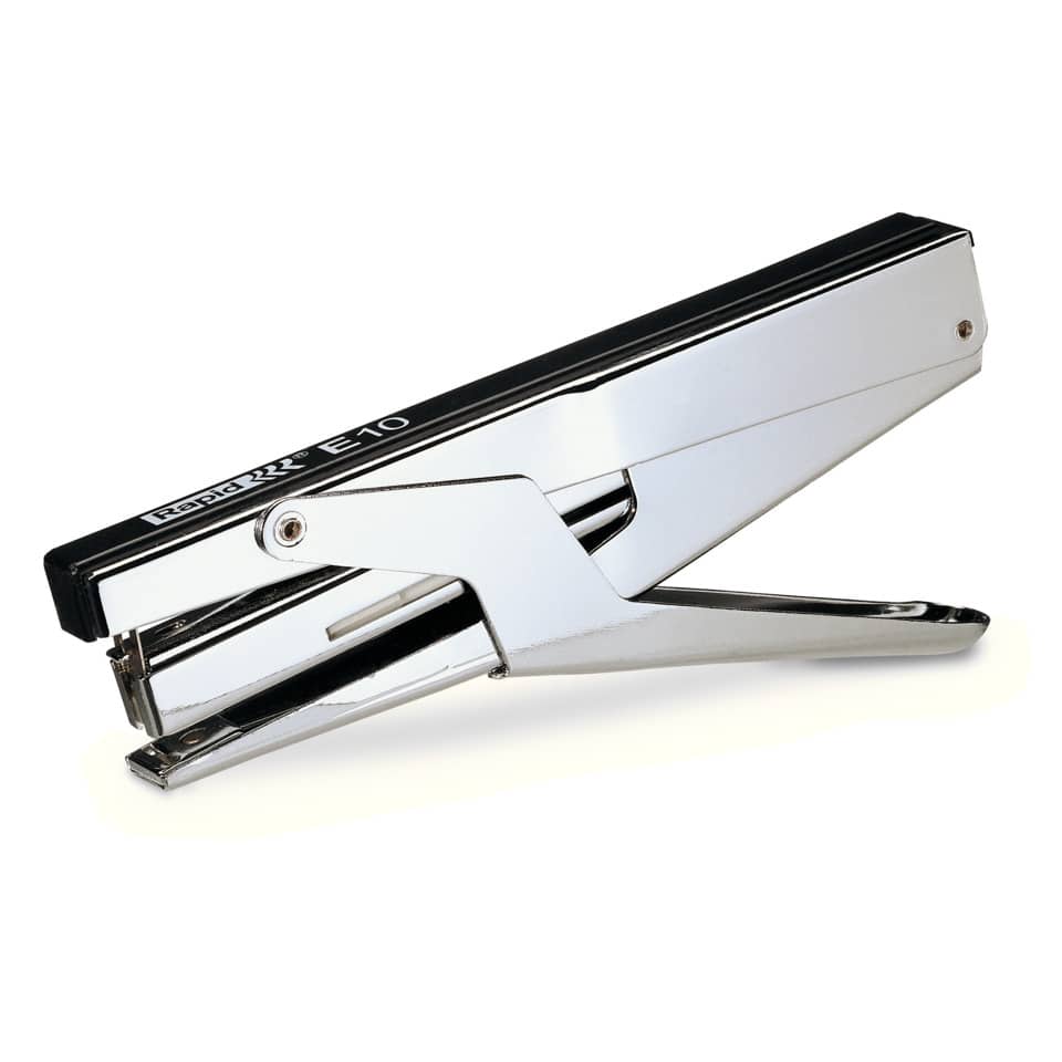Heftzange E10, 15 Blatt, Einlegetiefe 51 mm, chrom RAPID 21310400 RAPID 21310400 Metall