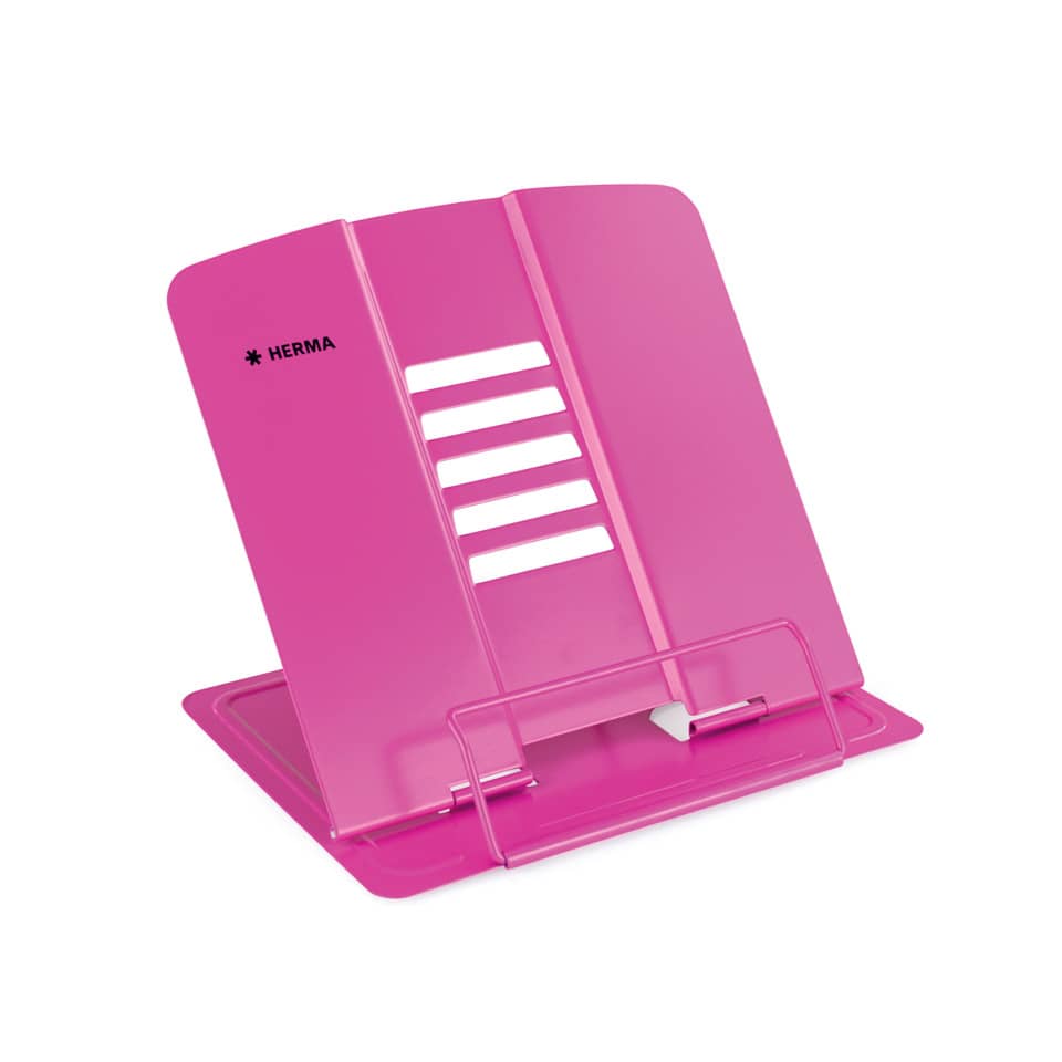 Leseständer, Metall, pink HERMA 19964