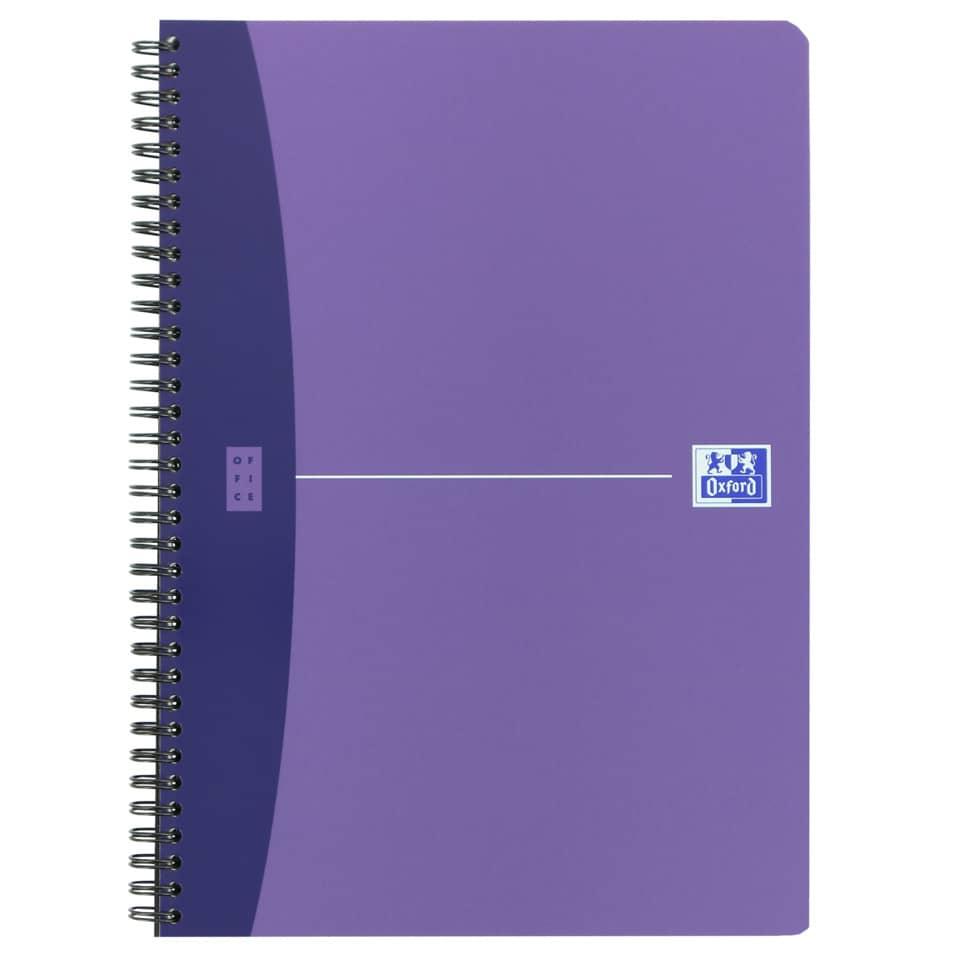 Spiralbuch Office Urban Mix, A4, 90 Blatt, kariert OXFORD 100101421 OXFORD 100101421 Office ECF