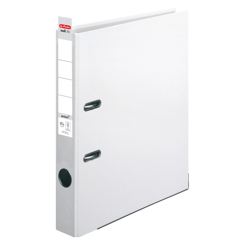 Ordner maX.file protect, A4, 50mm, weiß HERLITZ 300007119 HERLITZ 300007119 5450705 PP Color