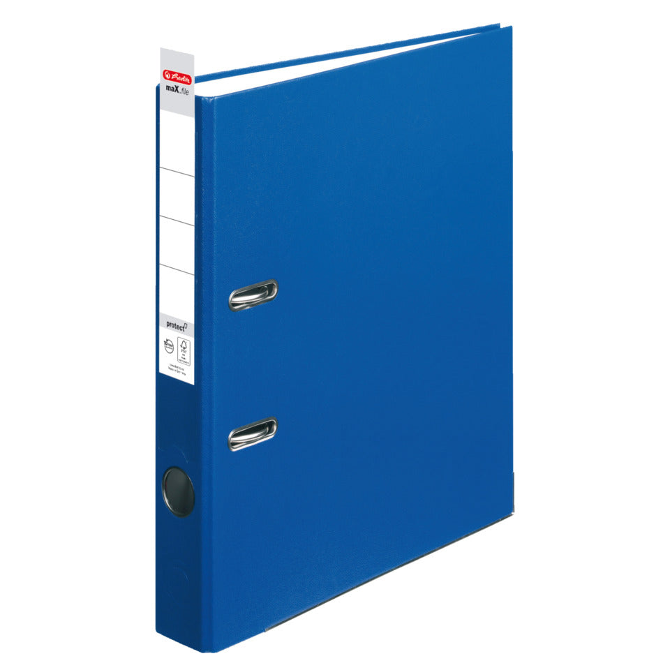 Ordner maX.file protect, A4, 50mm, blau HERLITZ 300007117 HERLITZ 300007117 5450408 PP Color