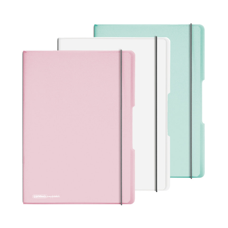 Notizheft my.book flex, A4, 80 Blatt, liniert/kariert, transparent HERLITZ 300003349 HERLITZ 300003349 11361425 my.book Fl