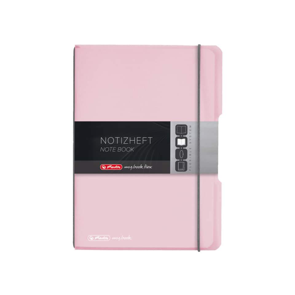 Notizheft my.book flex, A5, 40 Blatt, kariert, rose HERLITZ 300003579 HERLITZ 300003579 11408622 my.book Fl