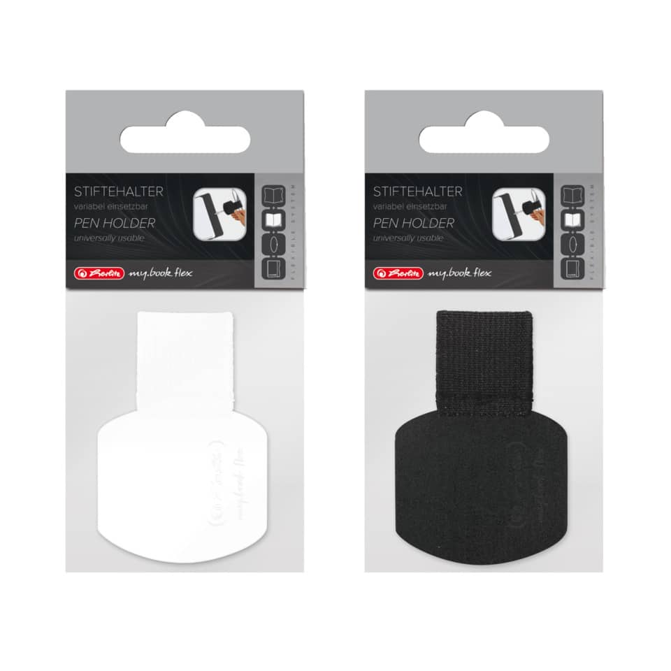Klebestück Stiftehalter my.book flex schwarz, 40 x 40 mm, schwarz HERLITZ 300000822 HERLITZ 300000822 50001569 my.book Fl