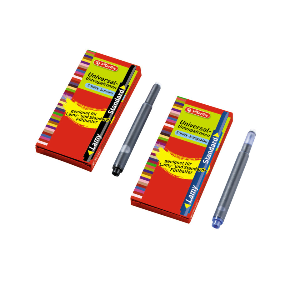 Tintenpatrone, 2 x 5 Stück, blau HERLITZ 300002408 HERLITZ 300002408 10412070