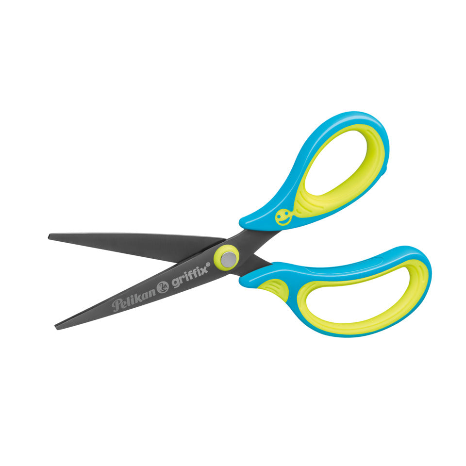 Schulschere griffix® rechts 15cm blau   SC1BRS spitz PELIKAN 100401654 PELIKAN 100401654 810241 Rechts spitz