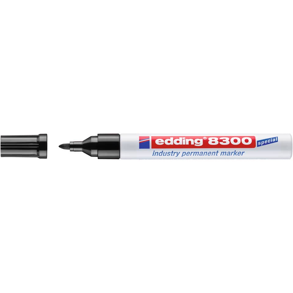 Industriemarker 8300, 1,5-3mm, schwarz EDDING 4-8300-001 EDDING 8300-001 1,5-3mm