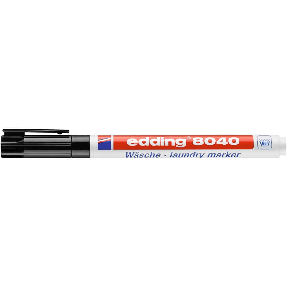 Wäschemarker 8040, 1mm, schwarz EDDING 48040001 EDDING 8040 001