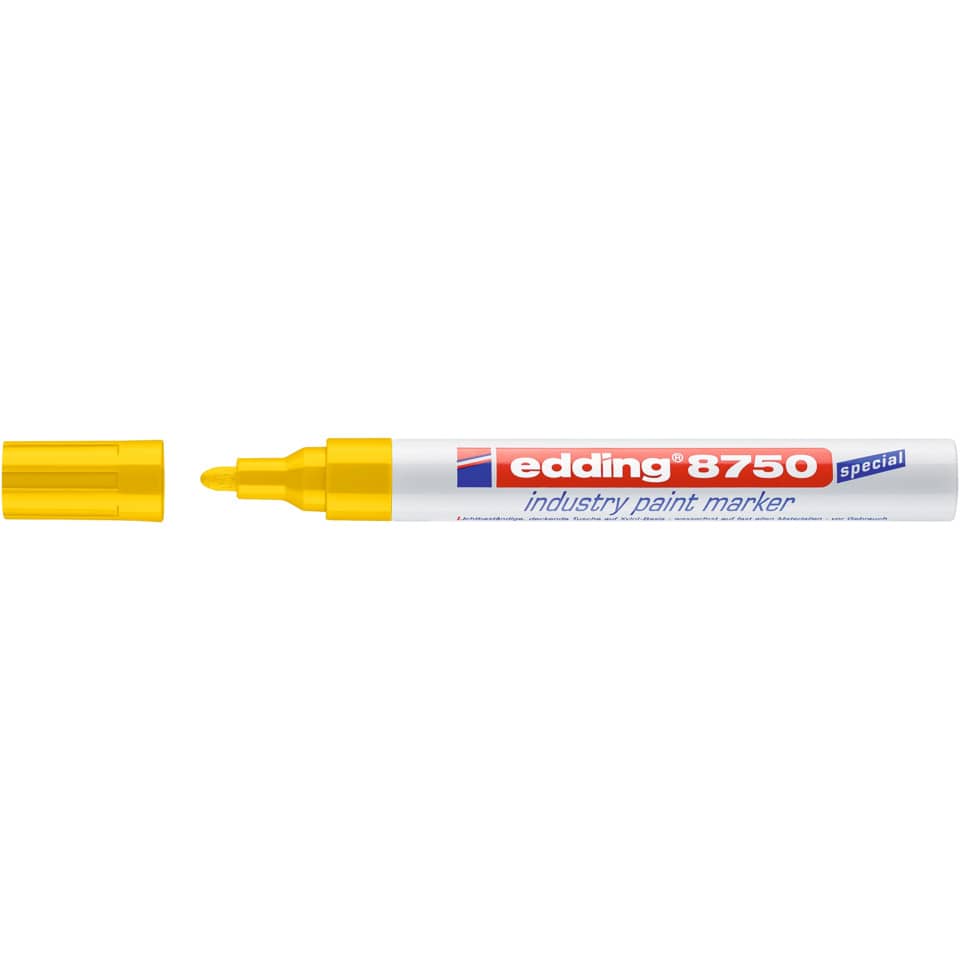 Industrielackmarker 8750, 2-4mm, gelb EDDING 4-8750005 EDDING 8750-005