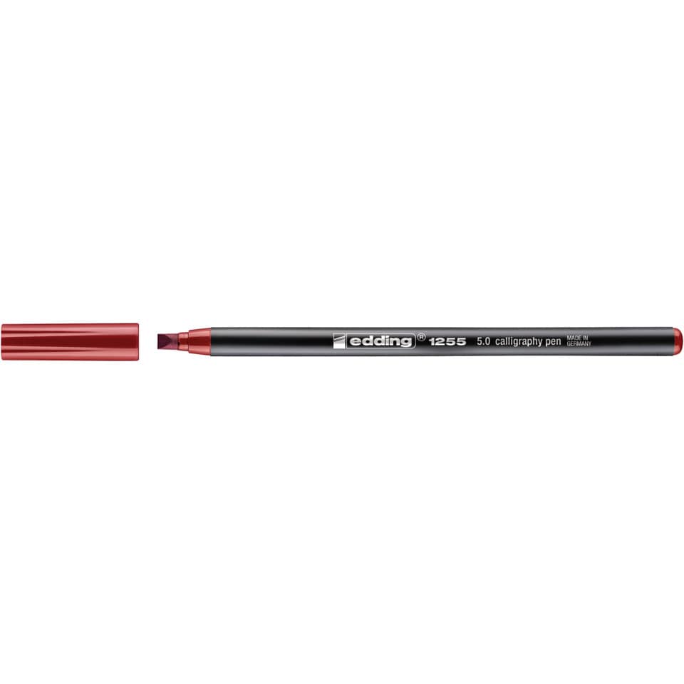 Kalligrafiestift 1255, 5mm, karmesin EDDING 041255-5,0002 EDDING 4-125550-046  5,0mm