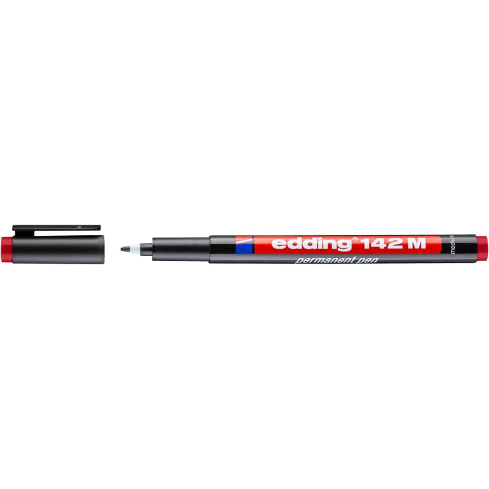 Permanentmarker 142M, 1,0mm, rot EDDING 142 002 EDDING 4-142-002 permanent