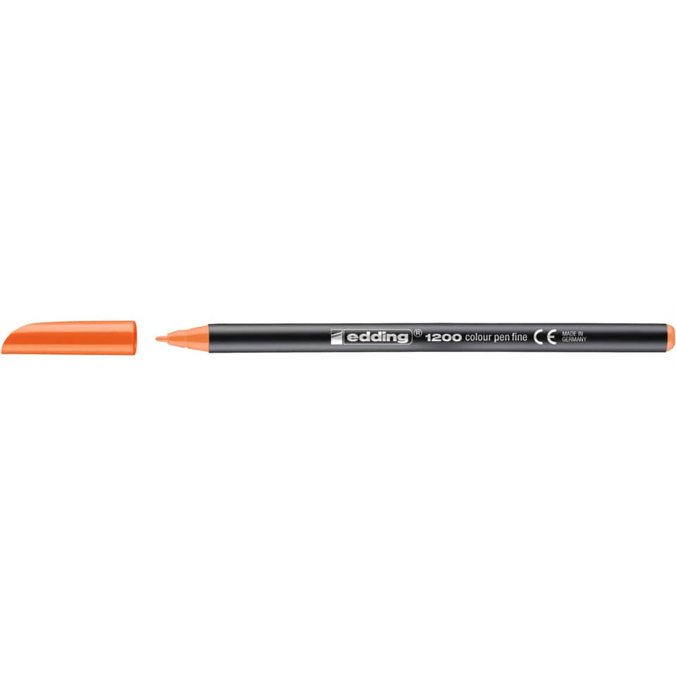 Faserschreiber 1200, 1mm, Rundspitze, orange EDDING 41200006 EDDING 1200-6