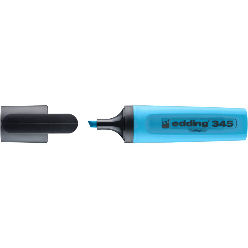 Textmarker 345, 2-5mm, hellblau EDDING 345-010