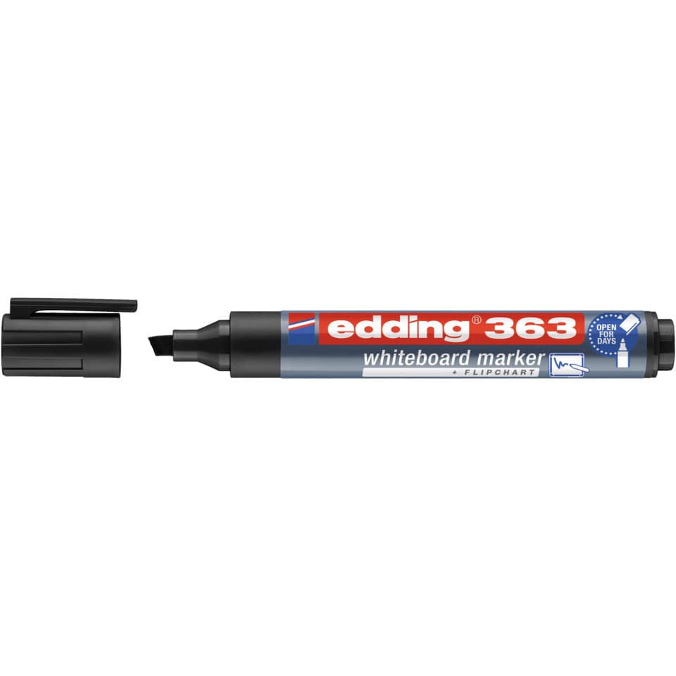 Boardmarker 363, 1-5mm, Keilspitze, schwarz EDDING 4-363001