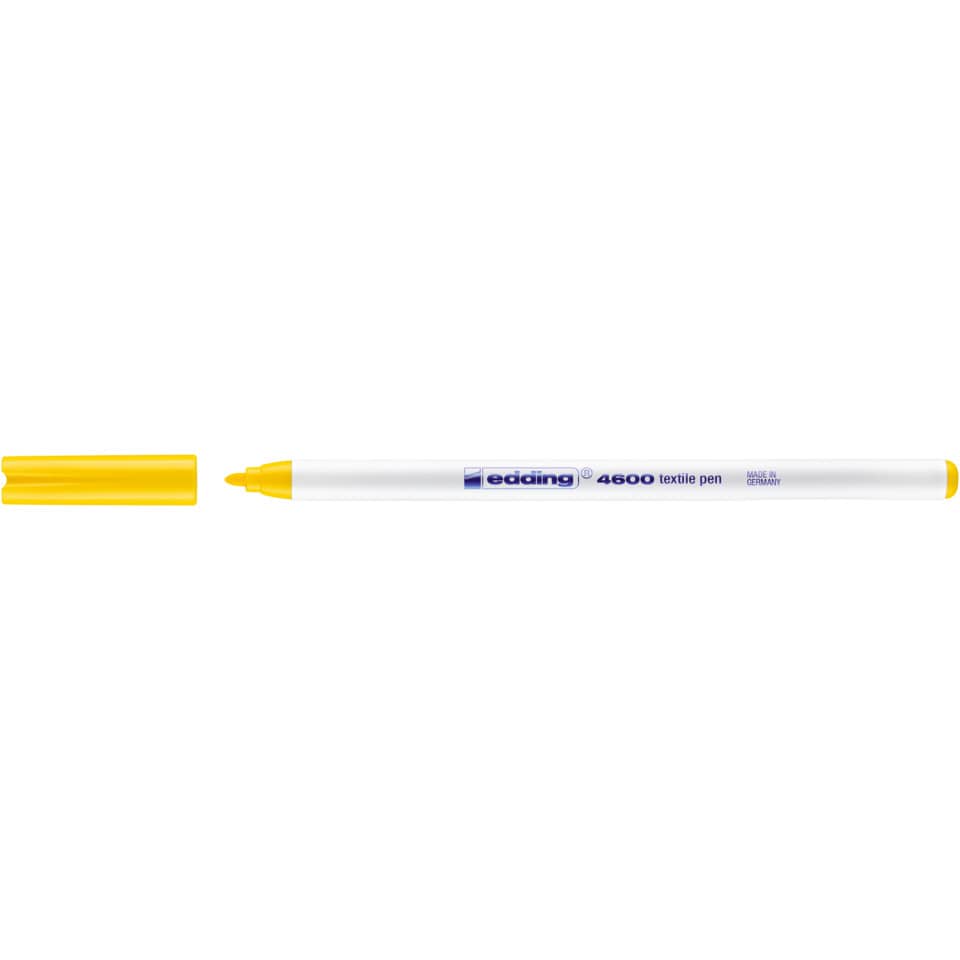 Textilstift 4600, gelb EDDING 4600-005 EDDING 4-4600005