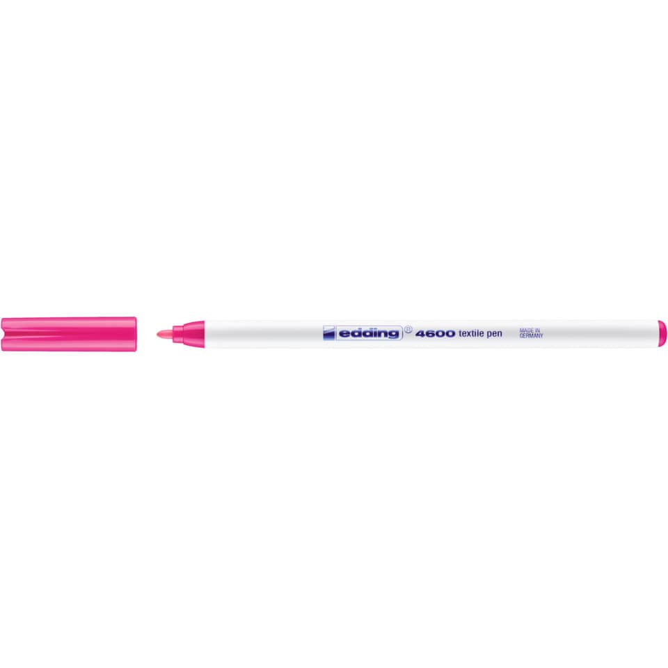 Textilstift 4600, rosa EDDING 4600-009 EDDING 4-4600009