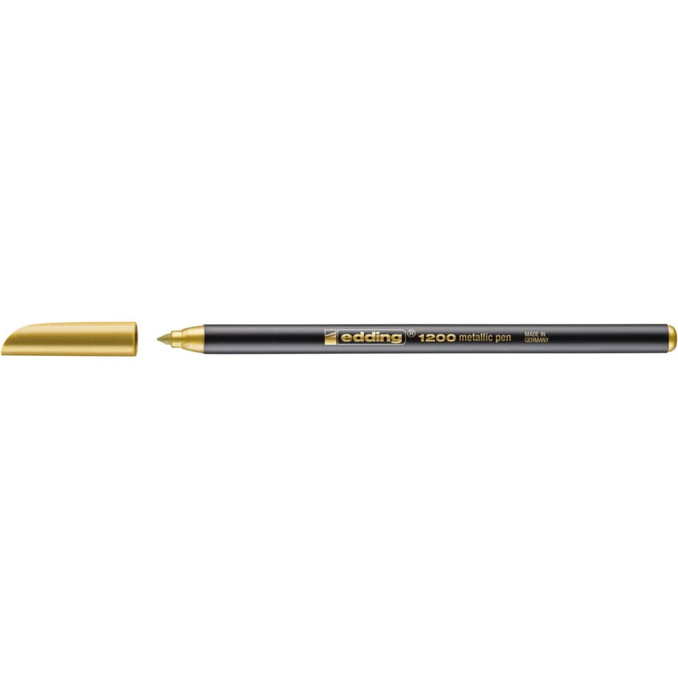 Faserschreiber 1200, 1-3mm, Rundspitze, gold-metallic EDDING 41200053 EDDING 4-1200053
