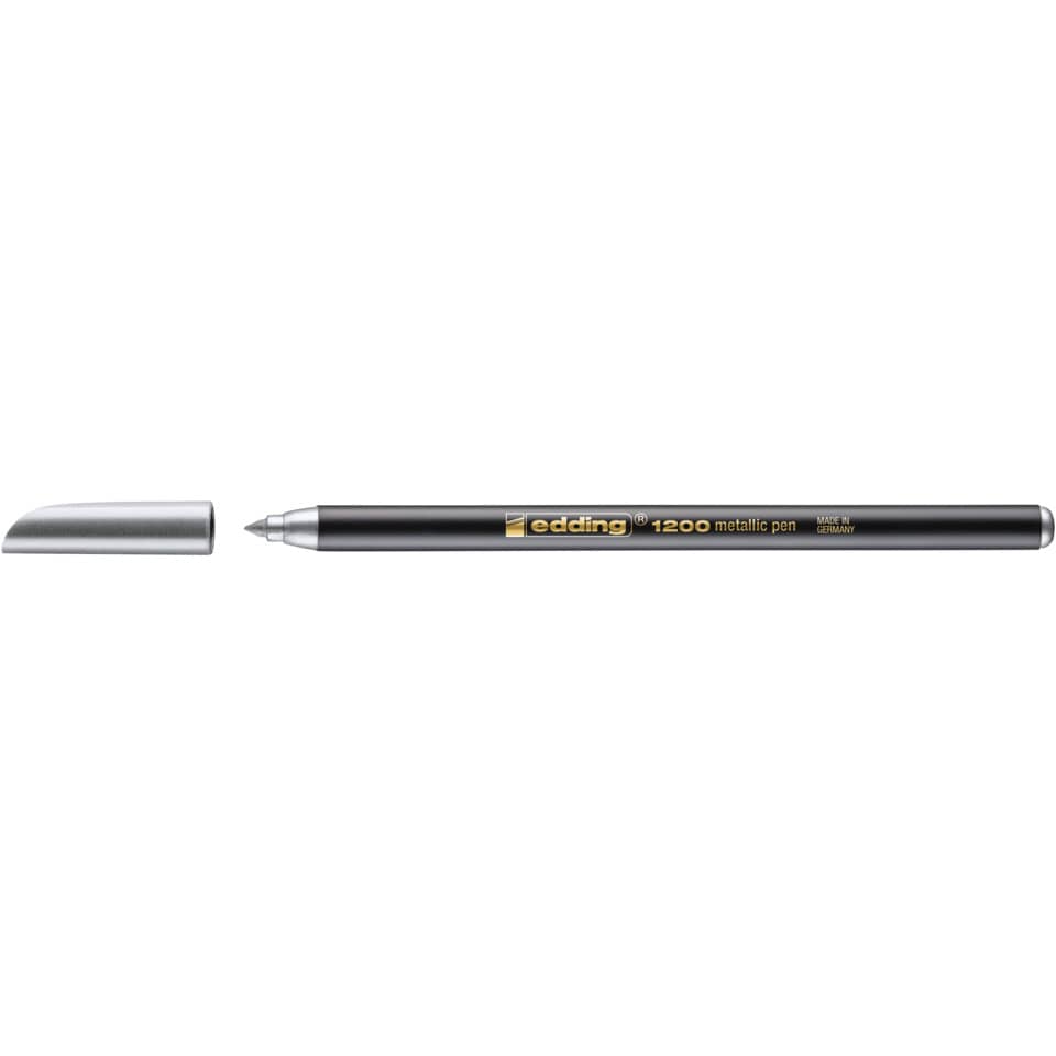 Faserschreiber 1200, 1-3mm, Rundspitze, silber-metallic EDDING 41200054 EDDING 4-1200054