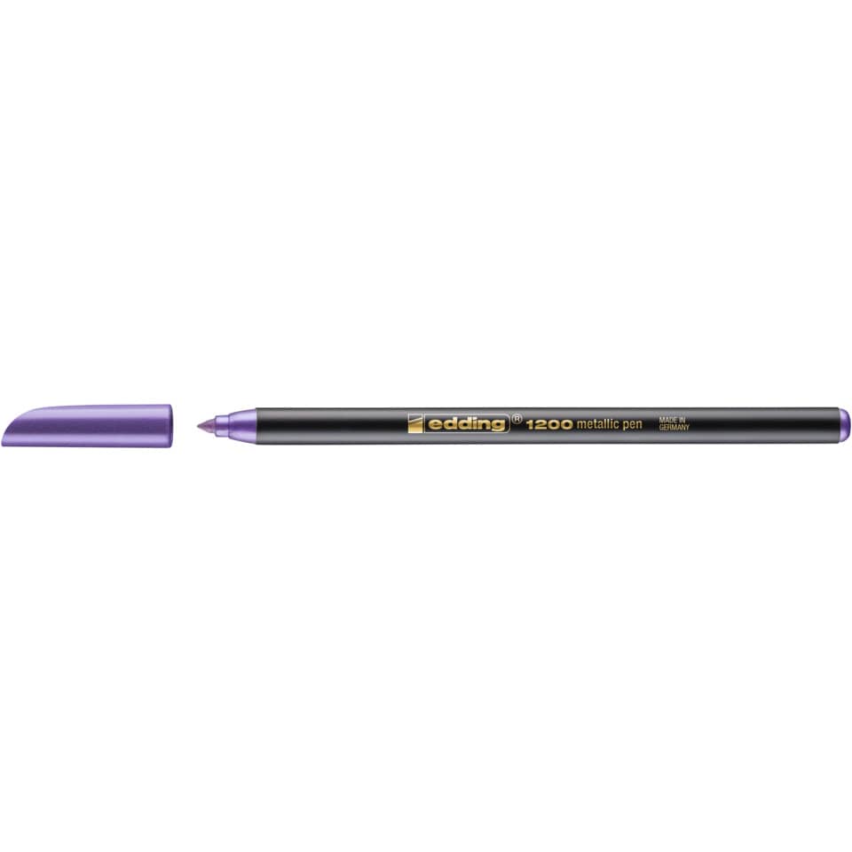 Faserschreiber 1200, 1-3mm, Rundspitze, violett-metallic EDDING 4-1200078