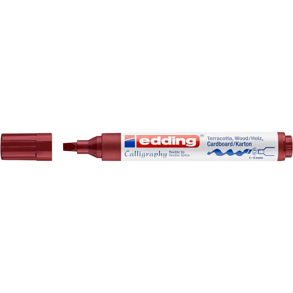 Kalligrafiemarker 1455, 1-5mm, karmesin EDDING 4-1455046
