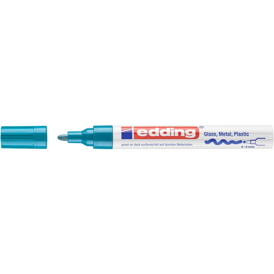 Glanzlackmarker 750, 2-4mm, Rundspitze, hellblau EDDING 750CR-010 EDDING 750-9-010  750CR-010