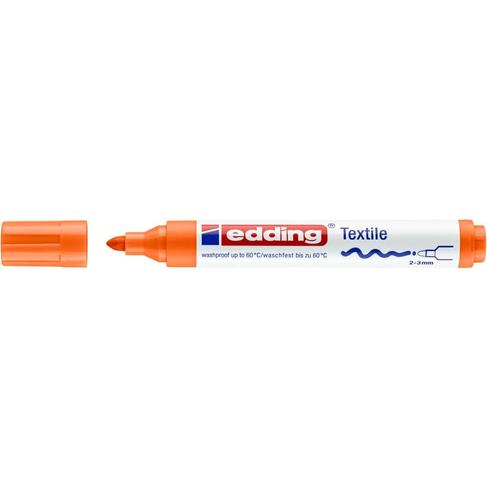 Textilmarker 4500, 2-3mm, orange EDDING 44500006 EDDING 4500 6  2-3mm
