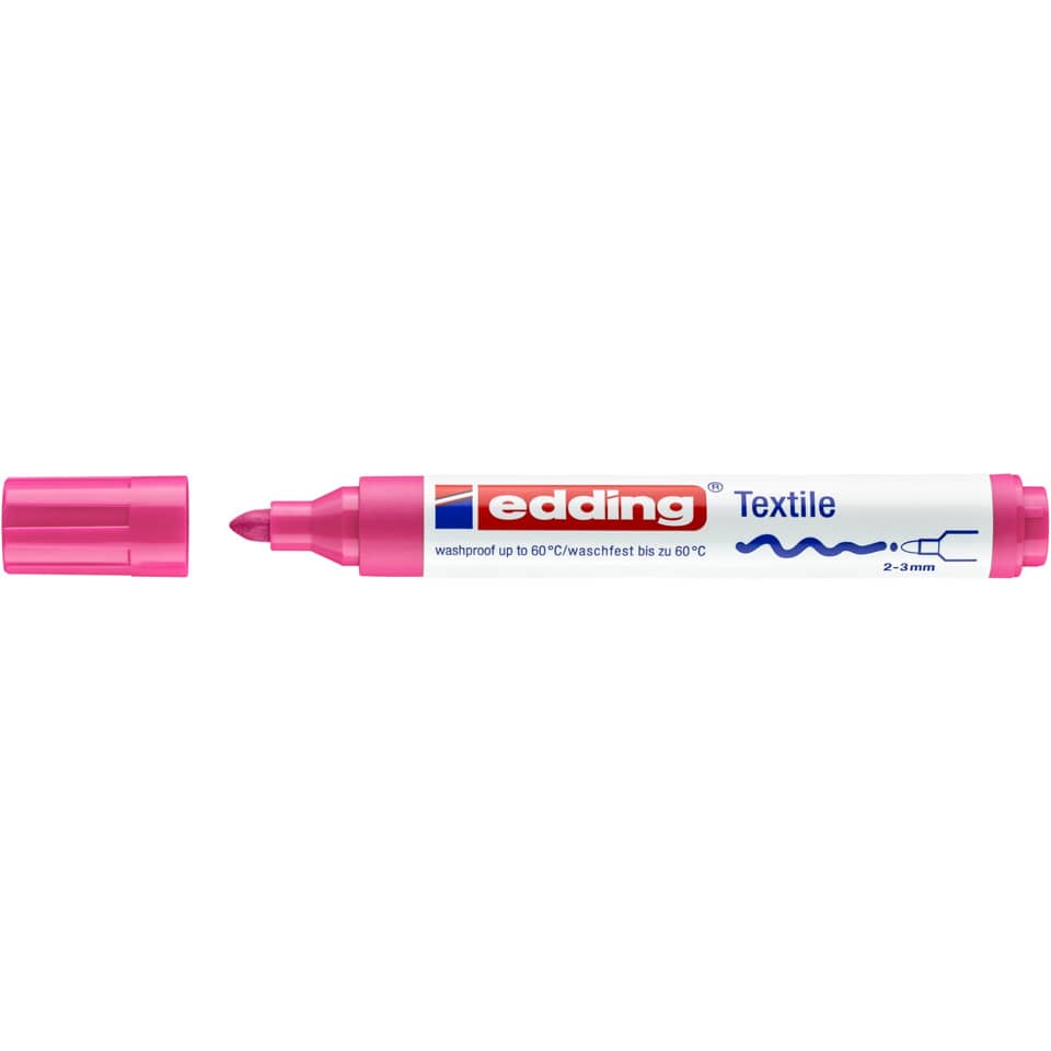 Textilmarker 4500, 2-3mm, neonpink EDDING 44500069 EDDING 4500 69 2-3mm