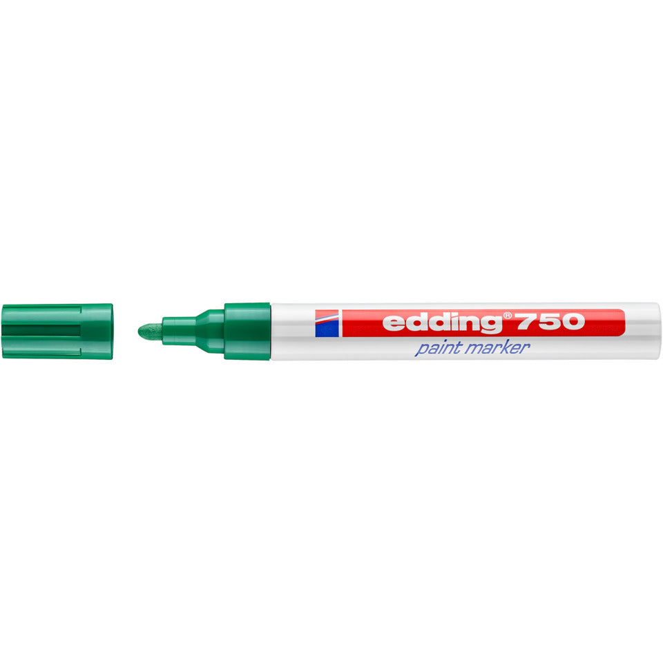 Lackmarker 750, 2-4mm, Rundspitze, grün EDDING 4-750004 EDDING 4-750004 Rundspitze