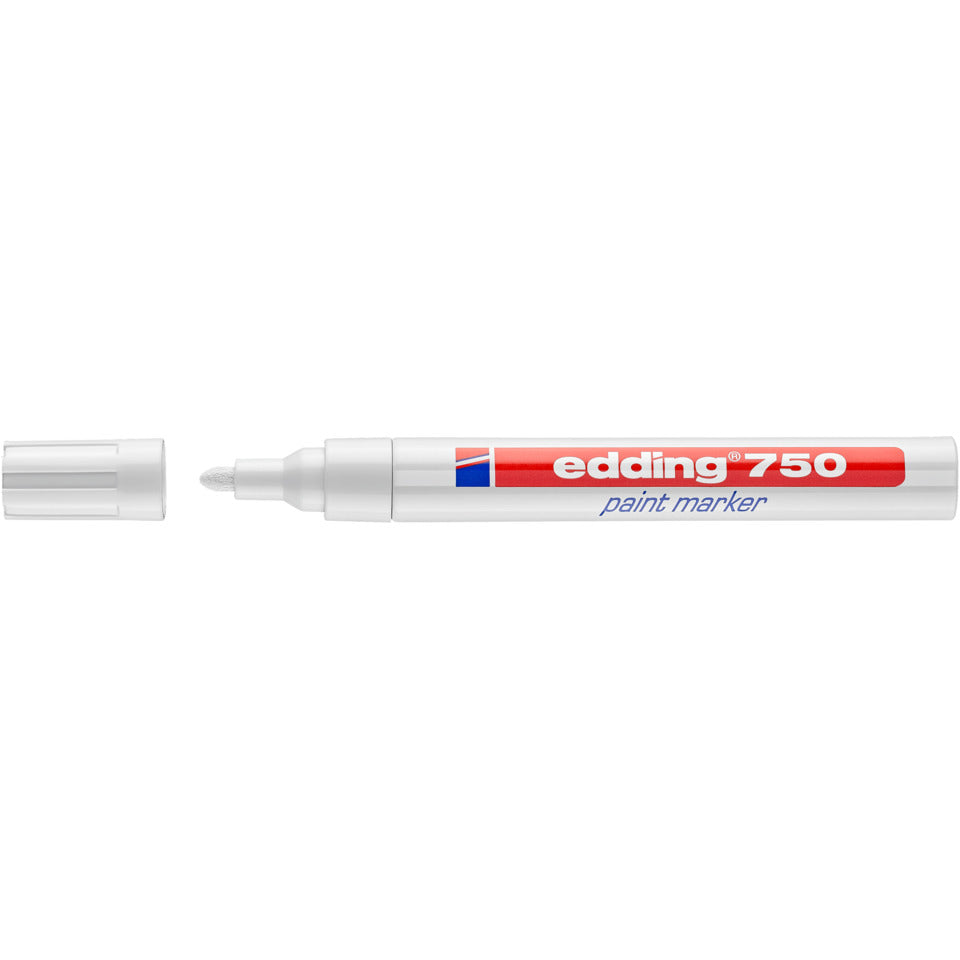 Lackmarker 750, 2-4mm, Rundspitze, weiß EDDING 4-750049 EDDING 4-750049  Rundspitze