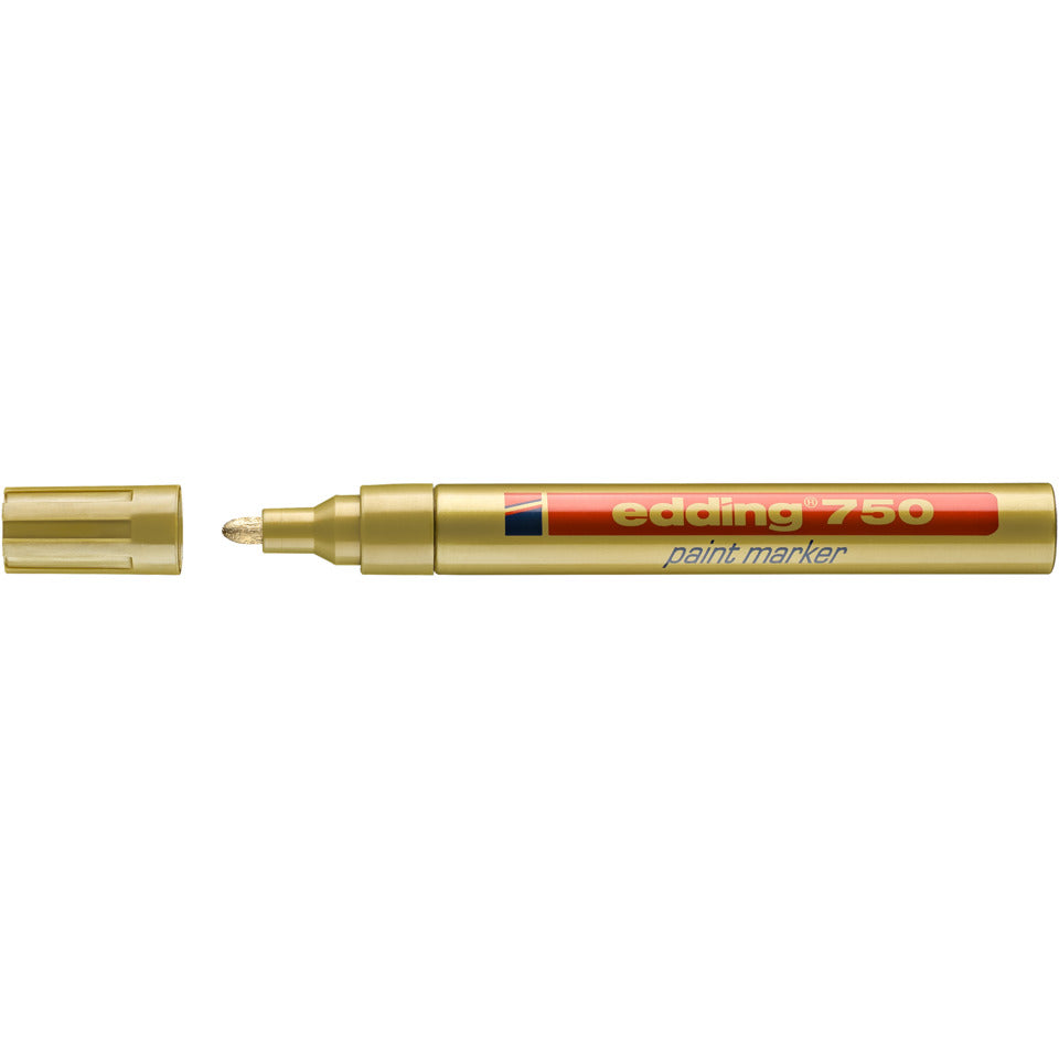 Lackmarker 750, 2-4mm, Rundspitze, gold EDDING 4-750053 EDDING 4-750053   Rundspitze