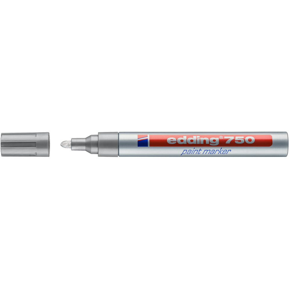 Lackmarker 750, 2-4mm, Rundspitze, silber EDDING 4-750054 EDDING 4-750054  Rundspitze