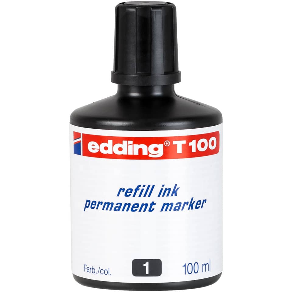 Nachfülltinte Permanentmarker, 100ml, schwarz EDDING 4-T100001 EDDING T100-001