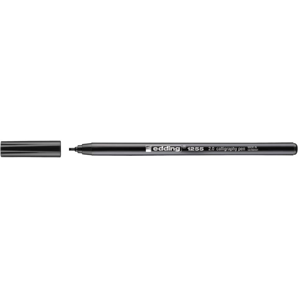 Kalligrafiestift 1255, 2mm, schwarz EDDING 41255-20001 EDDING 4-125520-001  2,0mm