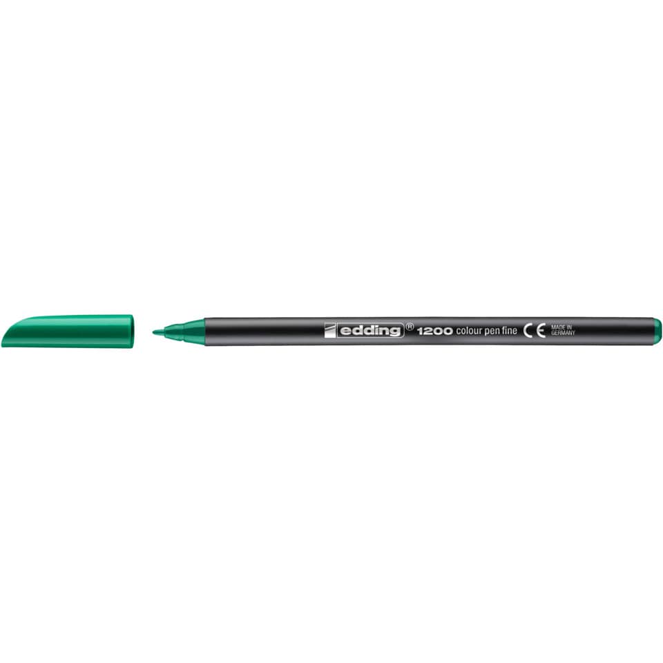 Faserschreiber 1200, 1mm, Rundspitze, grün EDDING 41200004 EDDING 1200-4