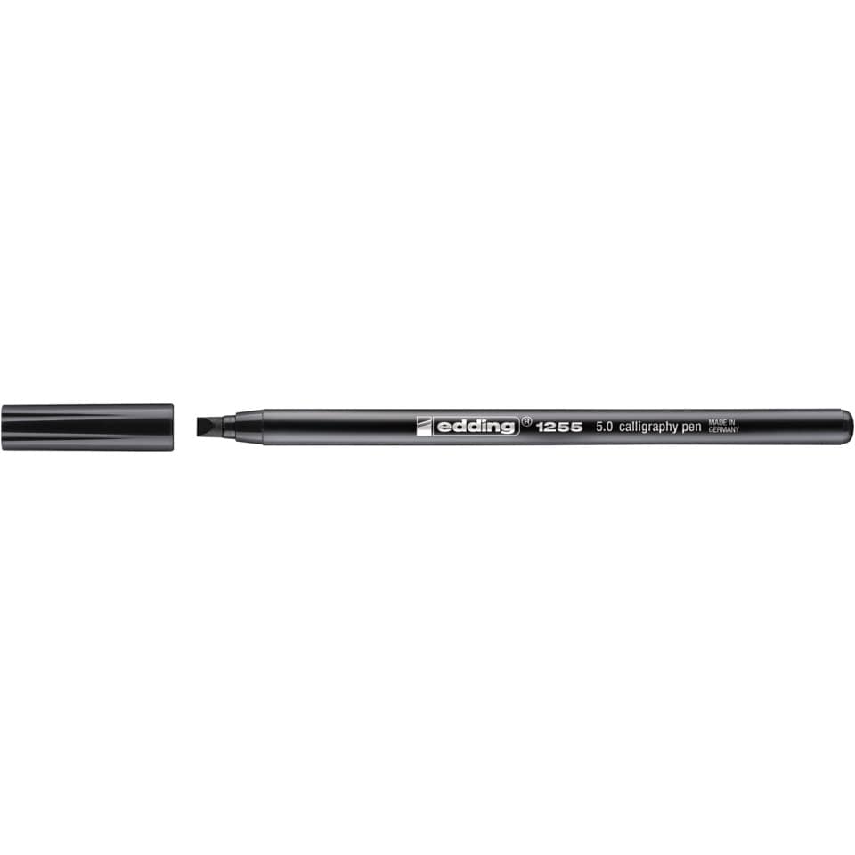 Kalligrafiestift 1255, 5mm, schwarz EDDING 41255-50001 EDDING 12555-0001  5,0mm