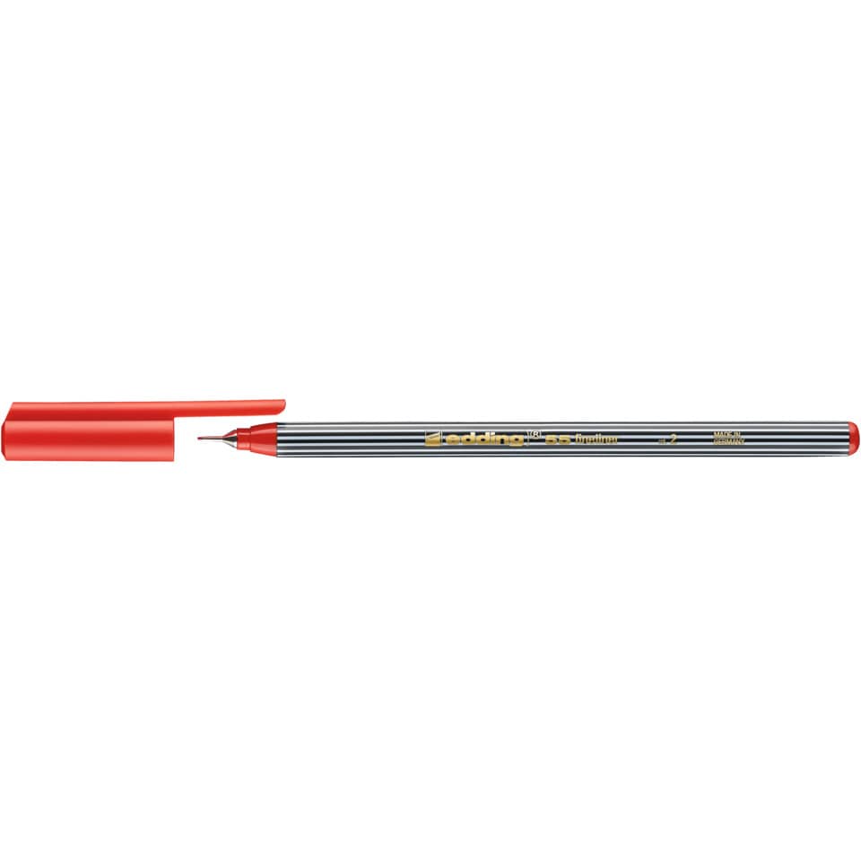 Feinliner 55, 0,3mm, rot EDDING 455002 EDDING 55-002  0.3mm