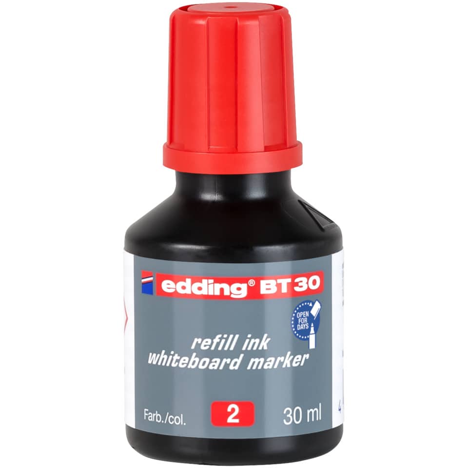Nachfülltinte BT 30, Whiteboardmarker, 30ml, rot EDDING 4-BT30002 EDDING BT30002