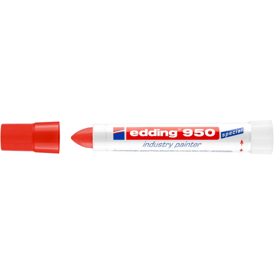 Industrie Pastenmarker 950, 10mm, rot EDDING 4-950002 EDDING 950-002  10mm