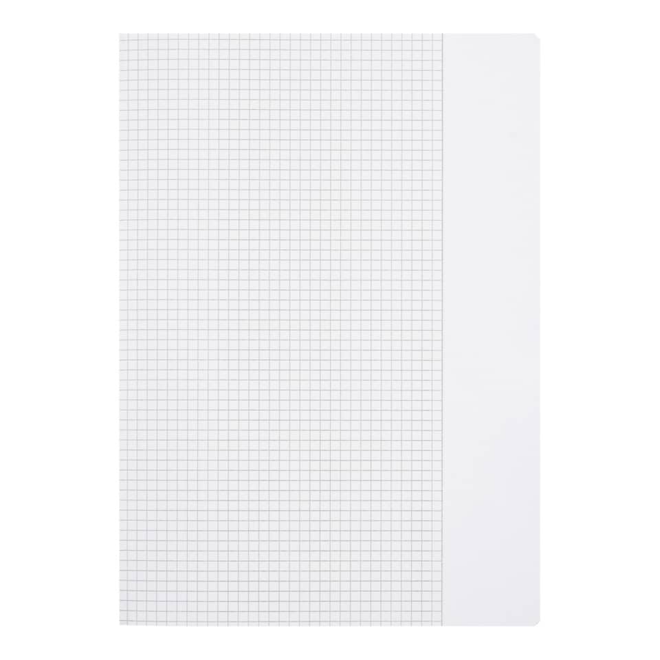 Heft, A4, 90g/m², 16 Blatt, Lin.26, kariert mit Rand, rot OXFORD 100050312