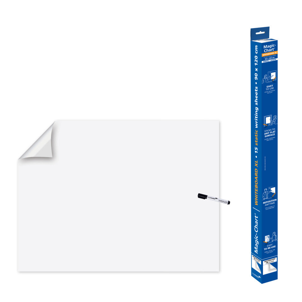 Whiteboardfolie 90x120cm weiß LEGAMASTER 7-159154