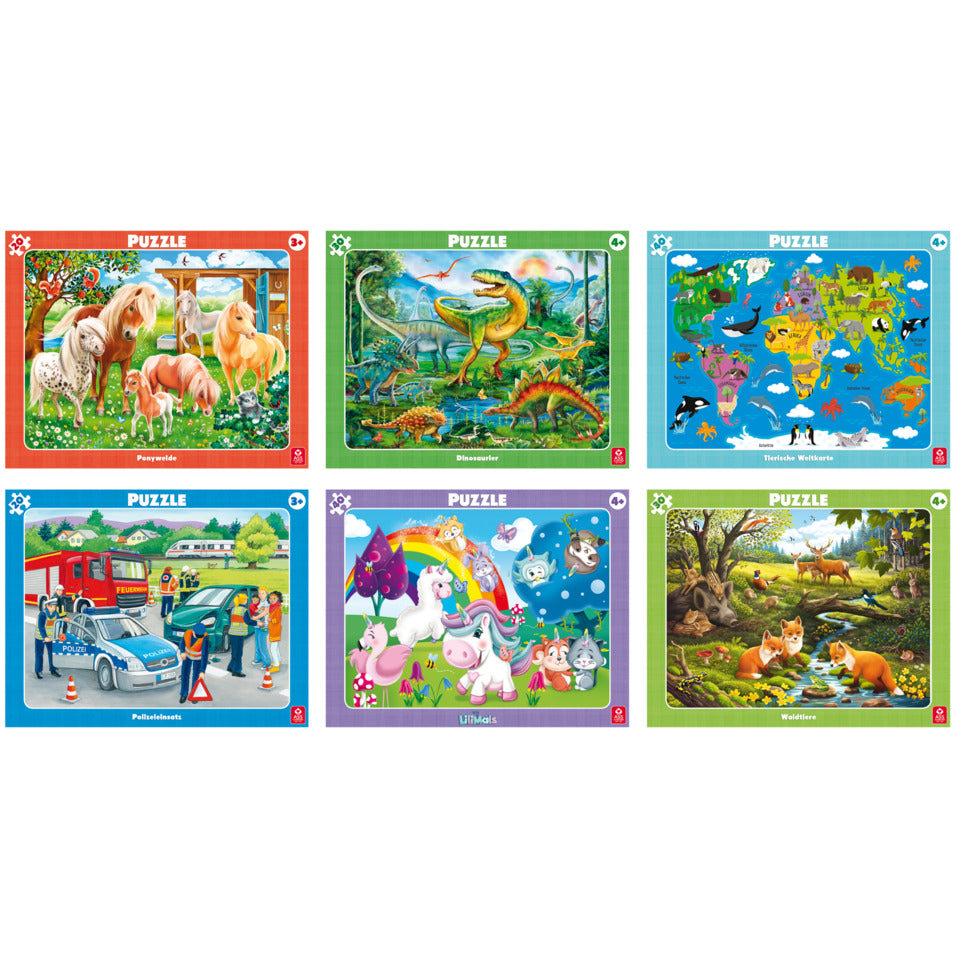 Rahmenpuzzle, 6-fach, sortiert im Display ASS 130012949 ASS 130012949 22522002
