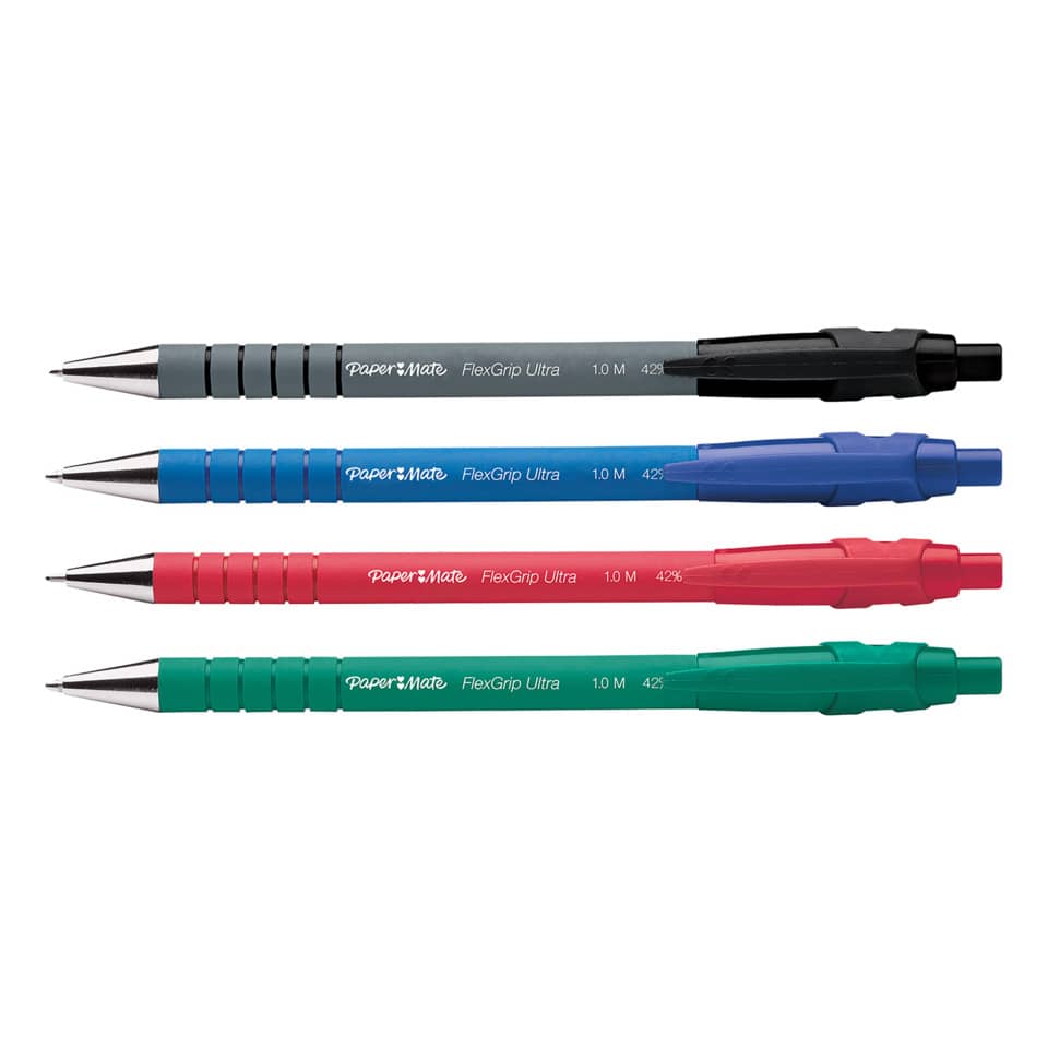 Kugelschreiber Flex Grip M, 1 mm, schwarz PAPERMATE S0190393 PAPERMATE S0190393 M