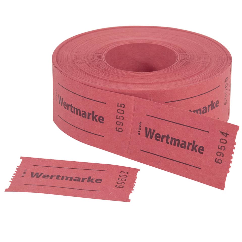 Gutscheinmarke, 500 Stück, rot SIGEL GR554 SIGEL Gr554 Wertmarke